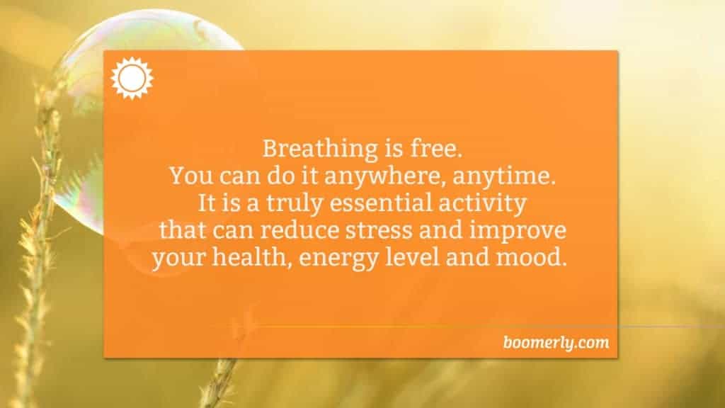 Breathing Exercises Can Help You to Get More from Life After 60