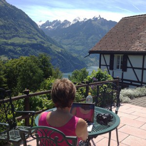 Our fabulous view, 2-week exchange high in the Swiss Alps