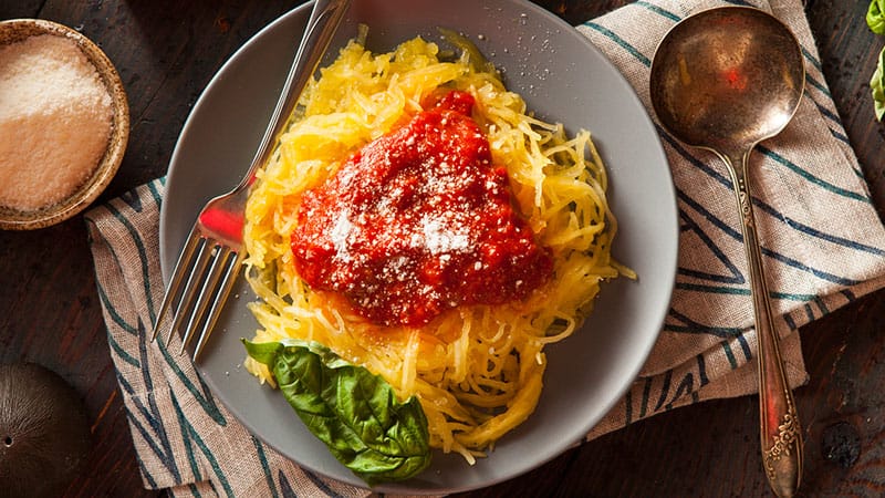healthy eating after 60 - spaghetti squash
