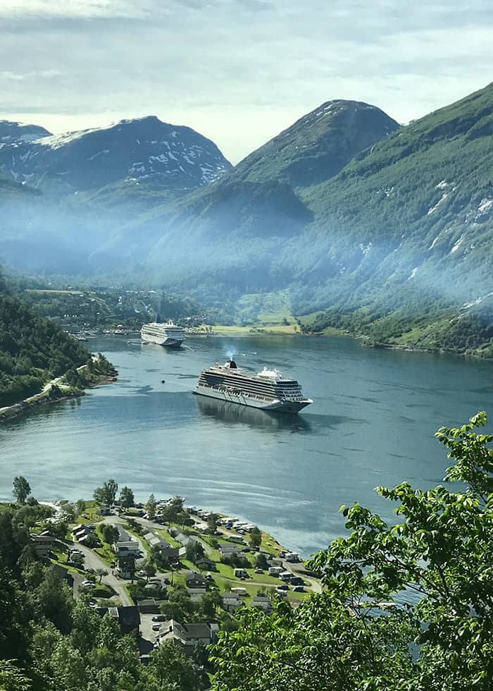 Seven sisters fall Viking Ocean Cruises boat