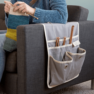 Couch Arm Knitting Caddy