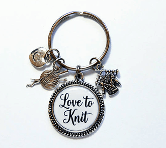 Keyring with Charms