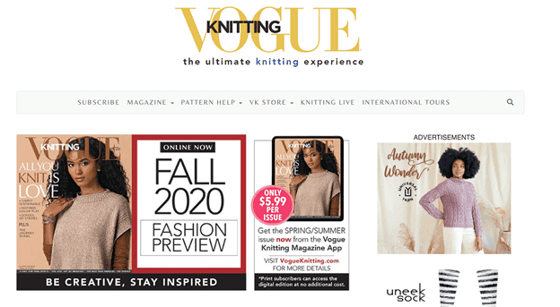 Vogue Knitting Magazine Subscription