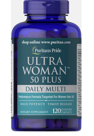 Puritan's Pride Ultra Woman™ 50 Plus Multi-Vitamin with Zinc