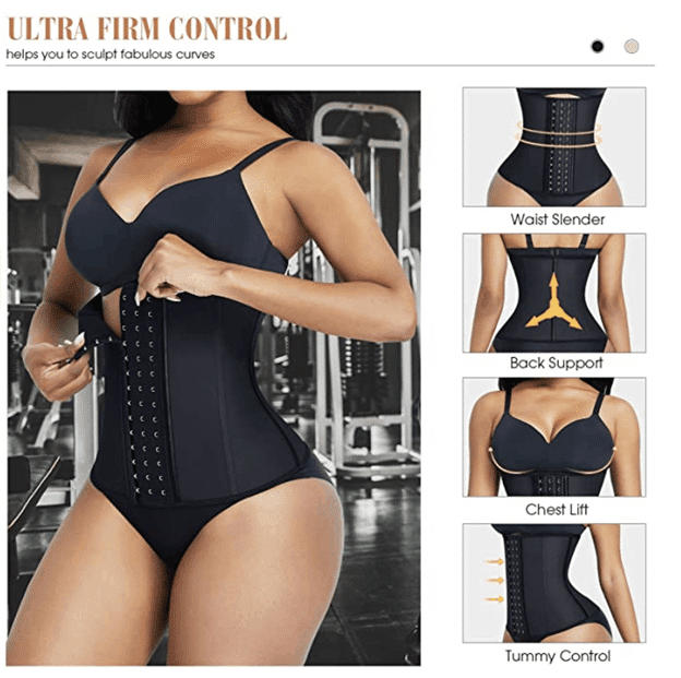 Maidenform Ultra Sculpts Smoothing Waist Trainer, Firm Control Shapewear  for Women, Black, Small at  Women's Clothing store