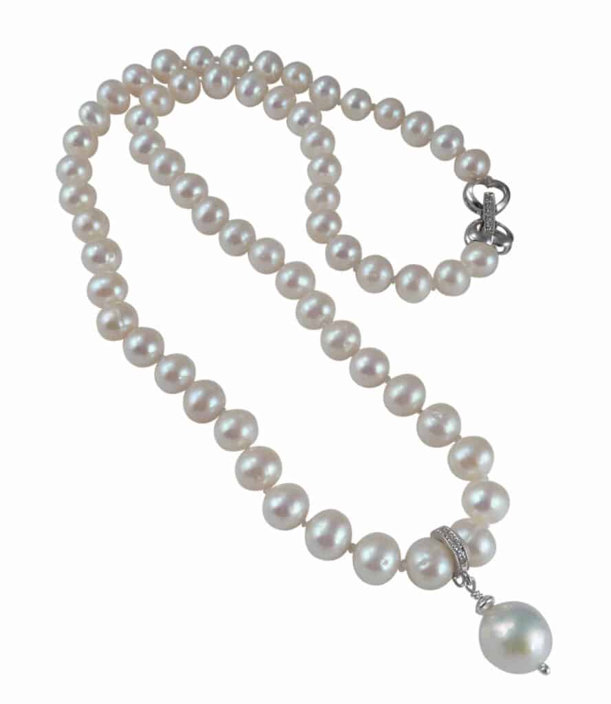 Re:púrpura Cambio long necklace perla | knowhowtrg.com