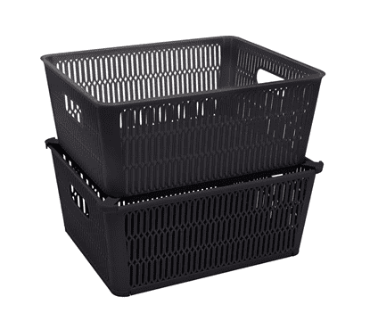 Plastic Cube Storage Bins from Home Depot