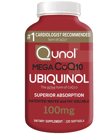 Qunol Mega Ubiquinol CoQ10 100mg on Amazon
