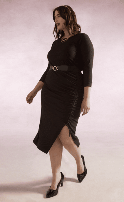 Midi Rib Knit Bodycon Dress - Addition Elle