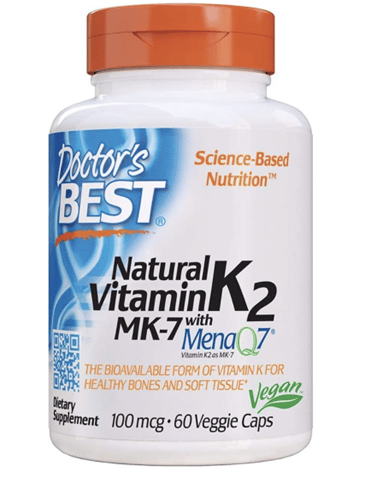 Doctor's Best Natural Vitamin K2 Mk-7 with MenaQ7 at Amazon