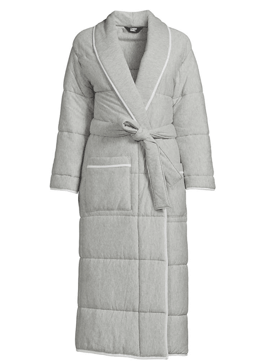 Land’s End Plus Size Quilted Robe