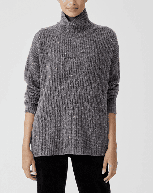 Recycled Cashmere Tweed Top