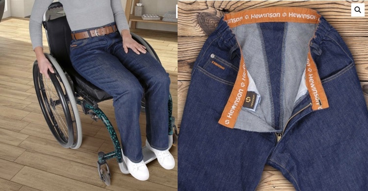 Bluesy Straight Cut Jeans from Hewinson