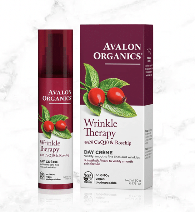 Avalon Organics Wrinkle Therapy with CoQ10 & Rosehip DAY CREME