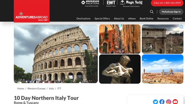 Northern Italy Tour