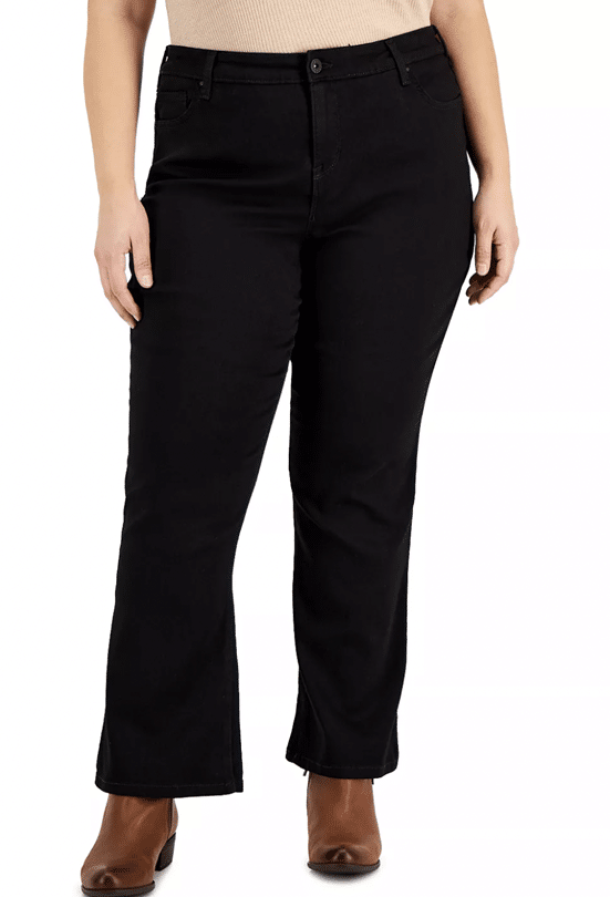 STYLE & CO Plus & Petite Plus Size Tummy-Control Bootcut Jeans, Created for Macy's