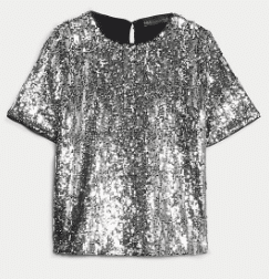 Marks and Spence Sequined top