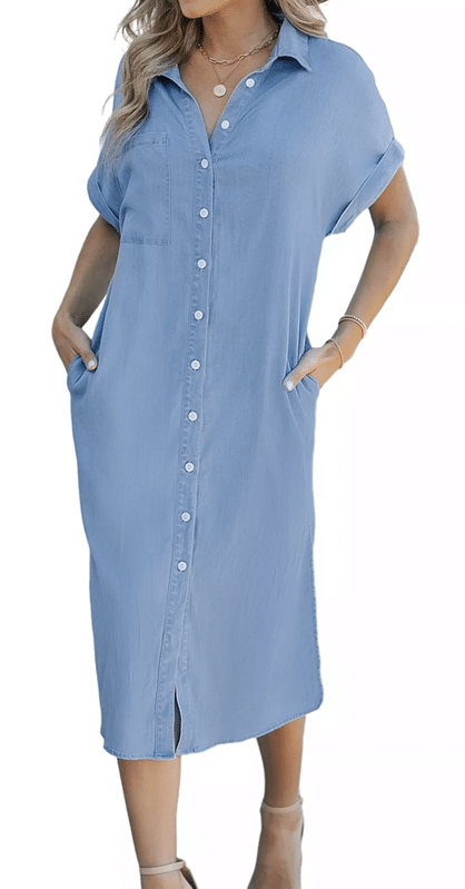 10 Denim Dresses for Older Ladies | Sixty and Me