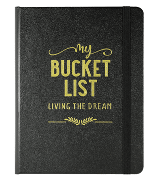 My Bucket List Journal - Living the Dream on Amazon