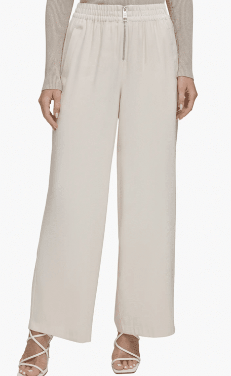 DKNY Stretch Twill Wide Leg Pants from Nordstrom