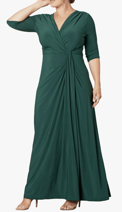 Romanced by Moonlight Glitter A-Line Jersey Gown from Nordstrom