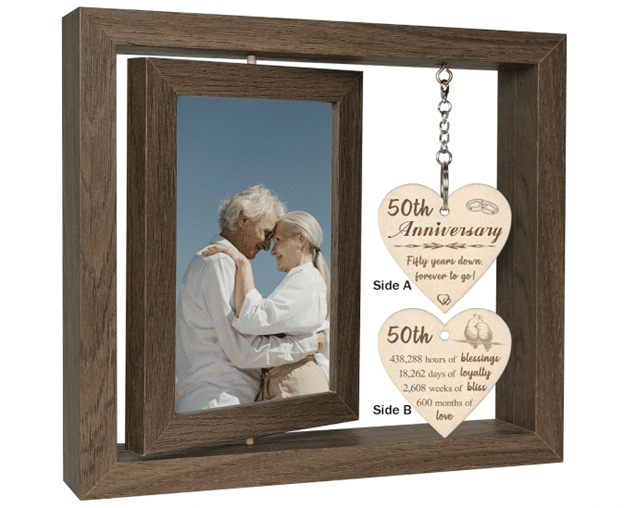 50th Wedding Anniversary Picture Frame